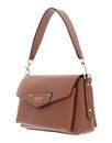 GUESS Eco Brenton Flap Shoulder Bag Caramel