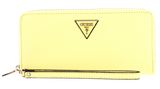GUESS Laurel Zip Around Wallet L Yellow GUESS Laurel Zip Around Wallet L Yellow