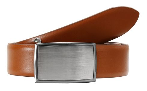 bugatti Domed Leatherbelt With Automatic Buckle W80 Cognac