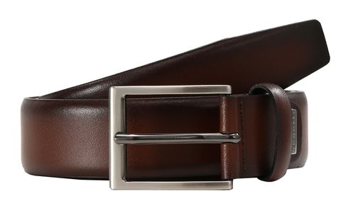 bugatti Men´s Belt 3.5 W90 Brandy - shortenable
