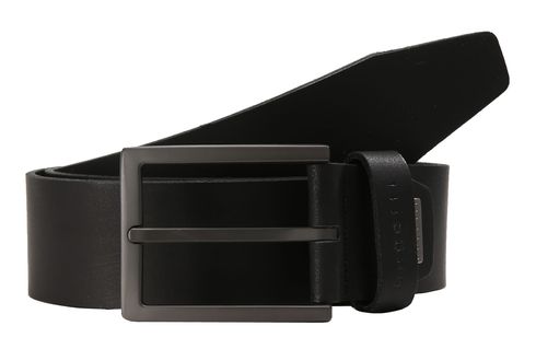 bugatti Men´s Leather Belt 3.5 W85 Black - kürzbar