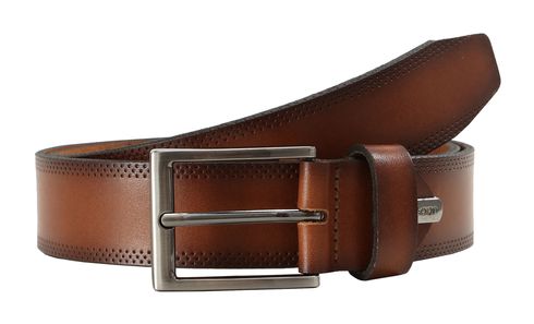 LLOYD Cow Leather Men´s Belt W100 Brandy - kürzbar