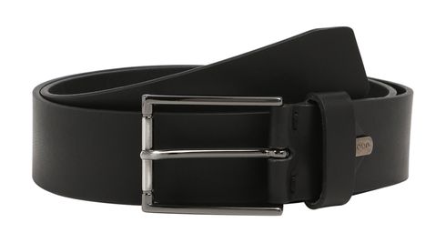 LLOYD Men´s Leather Belt 4.0 W110 Black - shortenable
