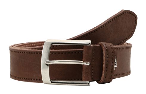 LLOYD Men´s Leather Belt 4.0 W90 Brown - shortenable