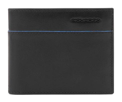 PIQUADRO Blue Square Revamp Men Wallet RFID Nero