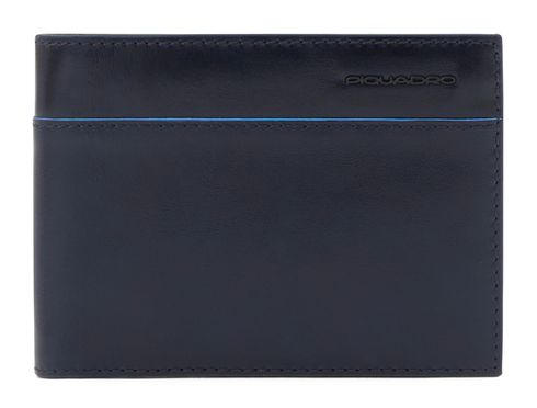 PIQUADRO Blue Square Revamp Men Wallet RFID Blu