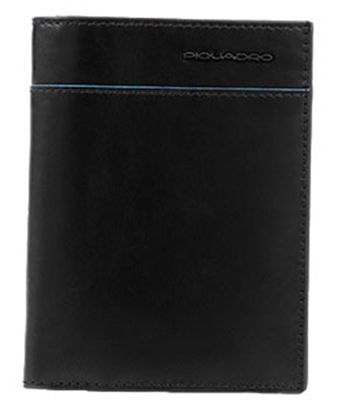 PIQUADRO Blue Square Revamp Men Wallet RFID Nero