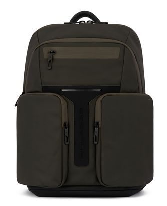 PIQUADRO Hidor Computer Backpack With LED Light Verde