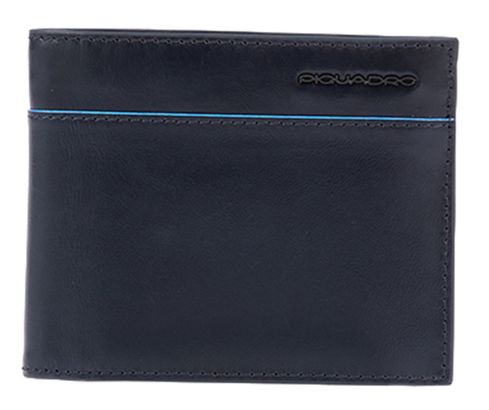 PIQUADRO Blue Square Revamp Men Wallet RFID Blu