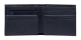 PIQUADRO Blue Square Revamp Men Wallet RFID Blu PIQUADRO Blue Square Revamp Men Wallet RFID Blu