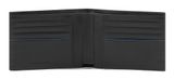 PIQUADRO Blue Square Revamp Men Wallet RFID Nero PIQUADRO Blue Square Revamp Men Wallet RFID Nero