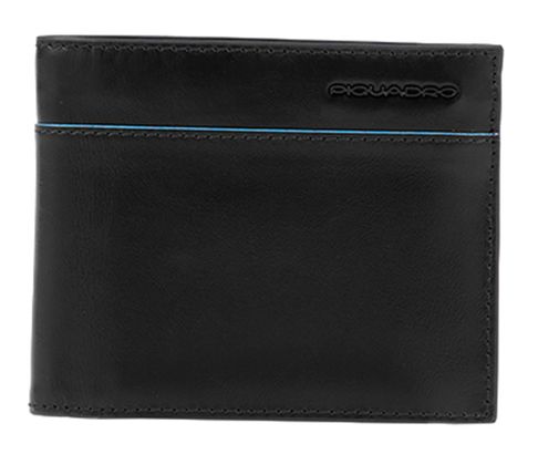 PIQUADRO Blue Square Revamp Men Wallet RFID Nero