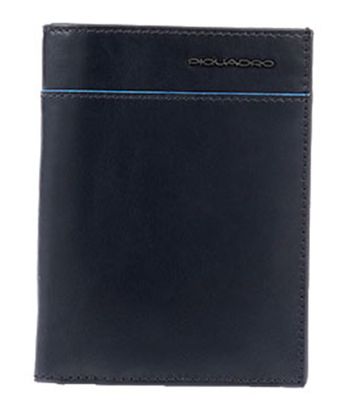 PIQUADRO Blue Square Revamp Men Wallet RFID Blu