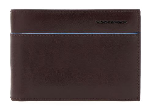 PIQUADRO Blue Square Revamp Pocket Men´s Wallet RFID Mogano