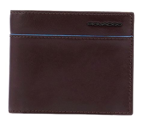 PIQUADRO Blue Square Revamp Men Wallet RFID Mogano