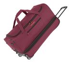 travelite Basics Wheeled Duffle M Bordeaux travelite Basics Wheeled Duffle M Bordeaux