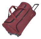 travelite Basics Fresh Wheeled Duffle Bordeaux