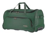 travelite Basics Fresh Wheeled Duffle dunkelgrün
