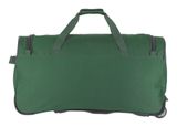 travelite Basics Fresh Wheeled Duffle dunkelgrün