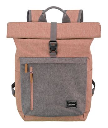 travelite Basic Rollup Backpack Pink / Grey