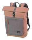 travelite Basic Rollup Backpack Pink / Grey