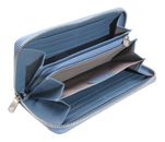 Esquire Viktoria Zip Around Wallet Dove Blue Esquire Viktoria Zip Around Wallet Dove Blue