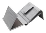 Esquire Viktoria Wallet With Flap Grey Esquire Viktoria Wallet With Flap Grey