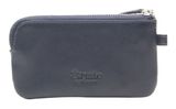 Esquire Viktoria Key Case with Zip Navy