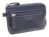 Esquire Viktoria Key Case with Zip Navy
