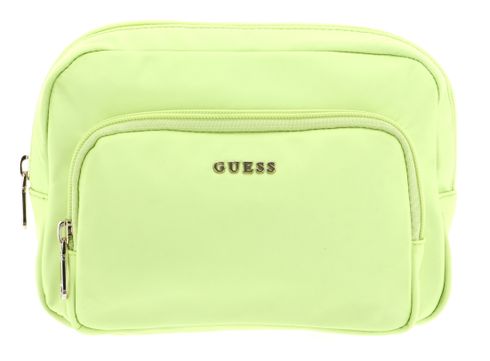 GUESS Cosmetic Pouch Lime