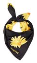 Desigual Daisies Squared Foulard Black Desigual Daisies Squared Foulard Black