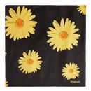 Desigual Daisies Squared Foulard Black Desigual Daisies Squared Foulard Black