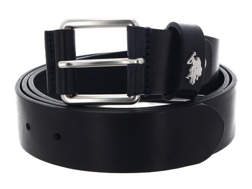 U.S. POLO ASSN. Hitchcock Leather Belt W110 Navy