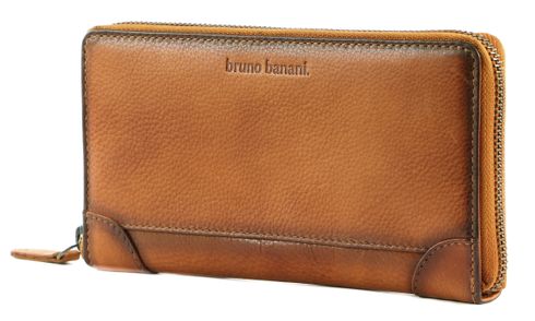 bruno banani Zip Around Wallet Cognac
