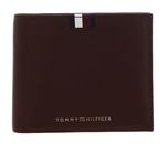TOMMY HILFIGER TH Premium Leather Billfold Wallet Dark Chestnut TOMMY HILFIGER TH Premium Leather Billfold Wallet Dark Chestnut