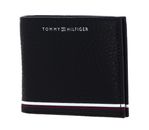 TOMMY HILFIGER TH Central Mini Credit Card Billfold Wallet Black TOMMY HILFIGER TH Central Mini Credit Card Billfold Wallet Black
