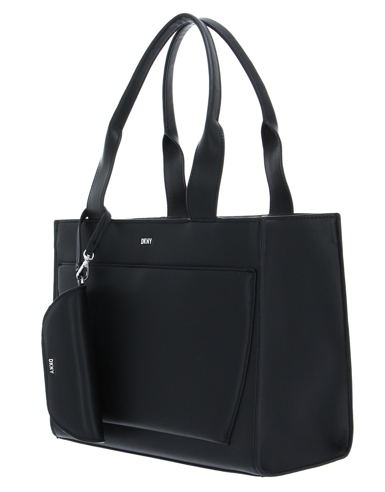 Dkny Jeanne Small Crossbody Bag In Black/silver