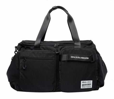 REPLAY Travel Bag Black