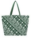 LACOSTE Netflix Shopping Bag Vert 132 Blanc