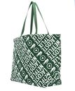 LACOSTE Netflix Shopping Bag Vert 132 Blanc