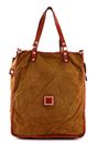 CAMPOMAGGI Marte Shopping Bag V.Militare + T / Cognac