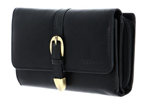 CHIEMSEE Leather Wallet Black