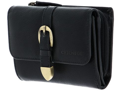 CHIEMSEE Leather Wallet Black