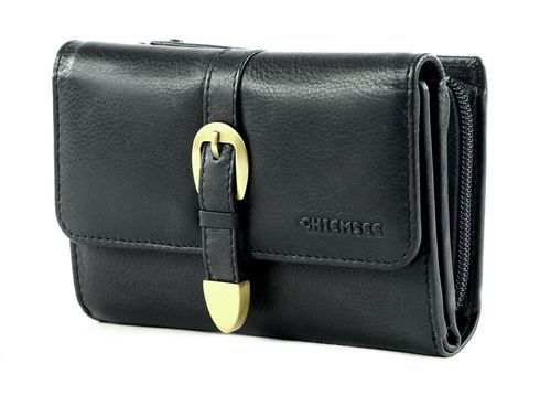 CHIEMSEE Leather Wallet Black