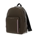 TOMMY HILFIGER TH Pique PU Backpack Faded Military TOMMY HILFIGER TH Pique PU Backpack Faded Military