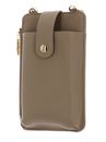 SEIDENFELT MANUFAKTUR Medja Cellphone Bag Structure Cream / Gold