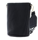 SEIDENFELT MANUFAKTUR Persby Small Bucket Crossbody Bag Black / Gold