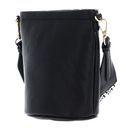 SEIDENFELT MANUFAKTUR Persby Small Bucket Crossbody Bag Black / Gold