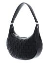 SEIDENFELT MANUFAKTUR Malilla Halfmoon Hobo Bag Black