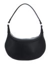 SEIDENFELT MANUFAKTUR Malilla Halfmoon Hobo Bag Black